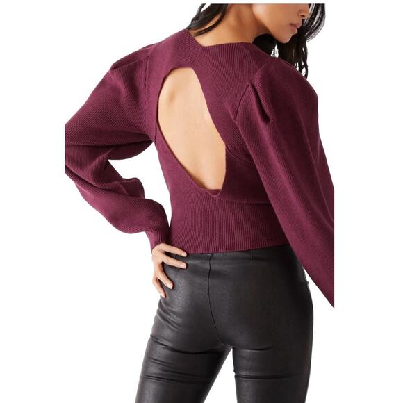 *SOLD* NWT! Free People Saffron Open Back Sweater - Size Small - Picture 7 of 11